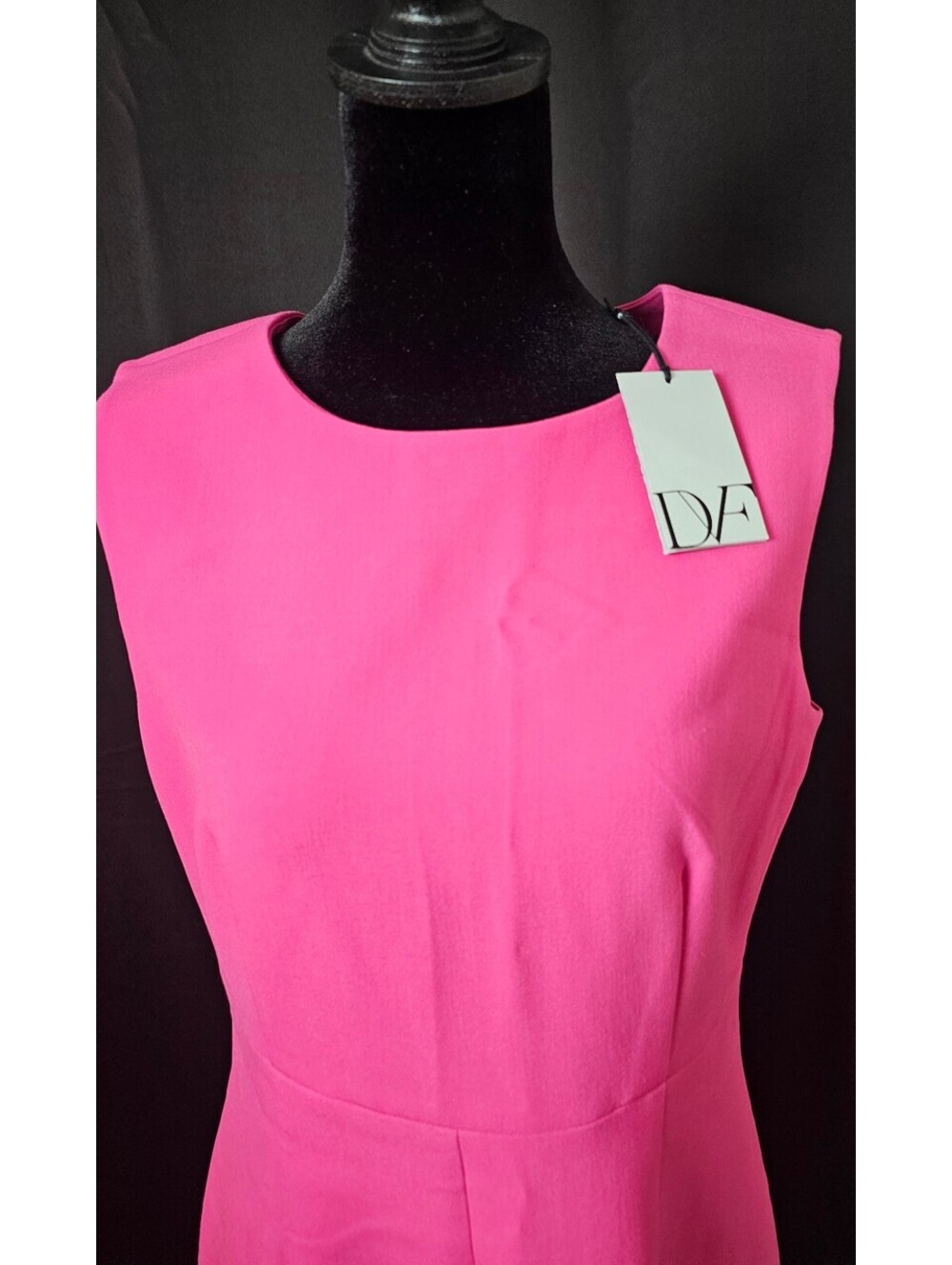 NWT Diane Von Furstenberg Dress Pink Womens 10 Sheath